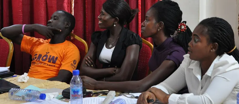 Participants at a participatory research workshop in Ghana